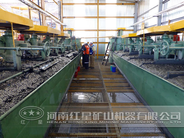 石英石浮選機浮選現(xiàn)場應(yīng)用